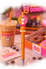 Dunkin’ Inspired Coffee & Donut 🍩 Fancy Beaded Pens | Pink & Orange Designs