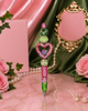 Ivy Elegance Beaded Statement Pens - Pink & Green Edition