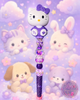 The Royal Blush: Elegant Purple HK Custom Topper & Beaded Pen
