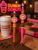 Dunkin’ Inspired Coffee & Donut 🍩 Fancy Beaded Pens | Pink & Orange Designs