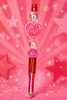 💖 Girl Power – Hot Pink Rhinestone Beaded Statement Pen