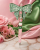 Ivy Elegance Beaded Statement Pens - Pink & Green Edition